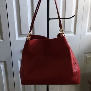 Coach classic red Phoebee shoulder bag